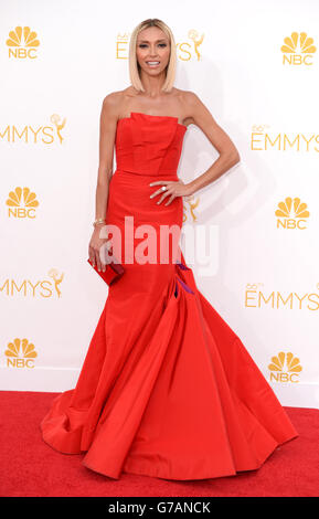 Giuliana Rancic bei den EMMY Awards 2014 im Nokia Theater in Los Angeles, USA. Stockfoto