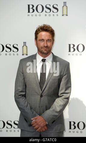 Gerard Butler Boss Bottled Start - London Stockfoto