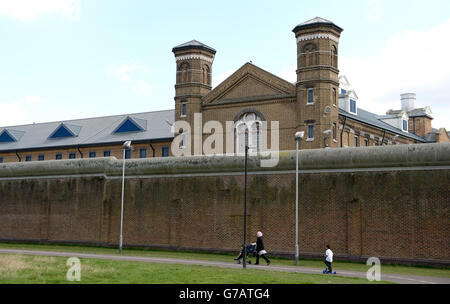 HMP Wormwood Scrubs-Bericht Stockfoto