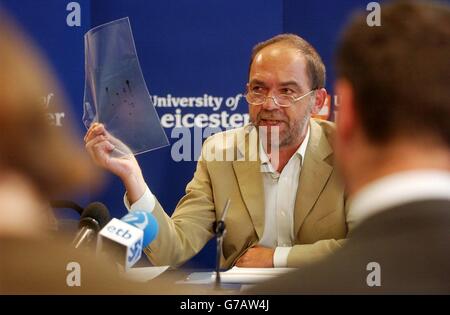 Sir Alec Jeffreys - DNA-Fingerabdruck Stockfoto