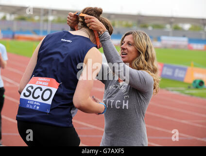 Sport - Sainsbury 2014 Schule Spiele - Tag zwei - Manchester Stockfoto