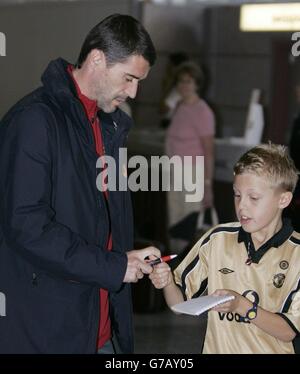 Roy Keane in Assult auf 16 Jahre alten Jungen Anspruch Stockfoto