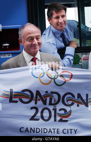 Ken Livingstone Olympics Gebot Stockfoto