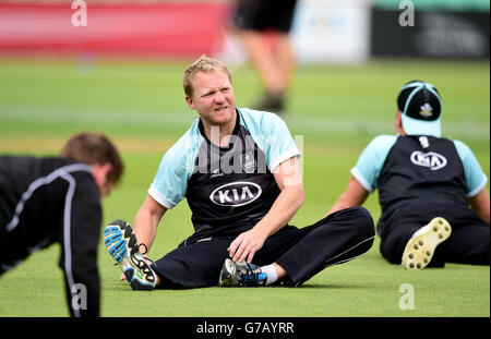 Cricket - Royal London One Day Cup - Surrey gegen Kent - Kia Oval. Gareth Batty von Surrey Stockfoto