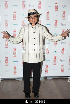 Jackie Chan am BFI - London Stockfoto