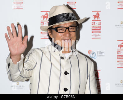 Jackie Chan am BFI - London Stockfoto