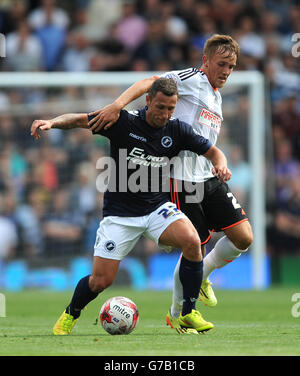 Fußball - Himmel Bet Meisterschaft - Fulham V Millwall - Craven Cottage Stockfoto