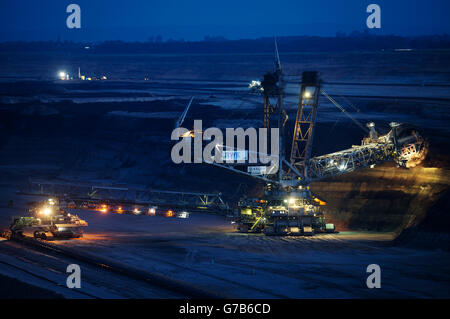 Eimer-Rad Bagger Garzweiler, Nordrhein-Westfalen, Deutschland. Stockfoto