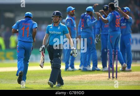 Cricket - Royal London ein Tag International Series - 5. ODI - England V Indien - Headingley Stockfoto