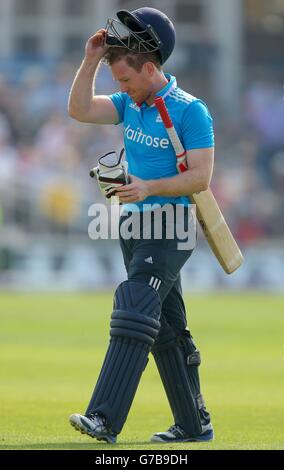 Cricket - Royal London ein Tag International Series - 5. ODI - England V Indien - Headingley Stockfoto