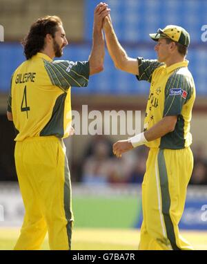 Australien gegen Neuseeland ICC Champions Trophy Stockfoto