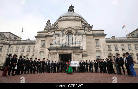 NATO-Gipfel 2014 Stockfoto