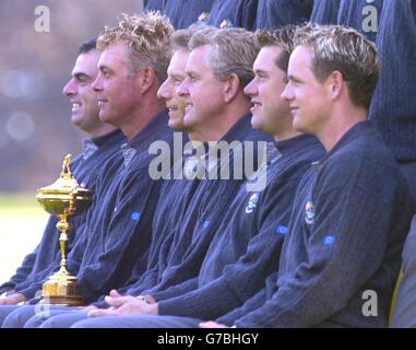 Das europäische Ryder Cup Team 2004 Stockfoto