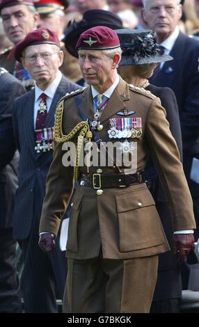 Prince Of Wales Arnheim Besuch Stockfoto