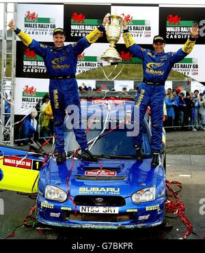 Petter Solberg - Rallye Wales GB Stockfoto