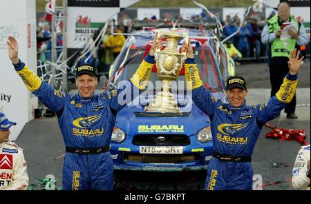 Petter Solberg - Rallye Wales GB Stockfoto