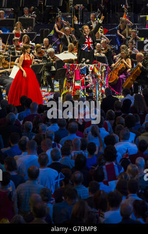 Letzte Nacht der Proms 2014 - London Stockfoto