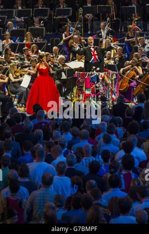 Letzte Nacht der Proms 2014 - London Stockfoto