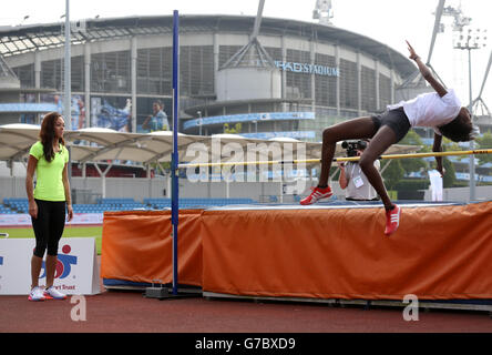 Sport - Sainsbury 2014 Schule Spiele - Tag eins - Manchester Stockfoto