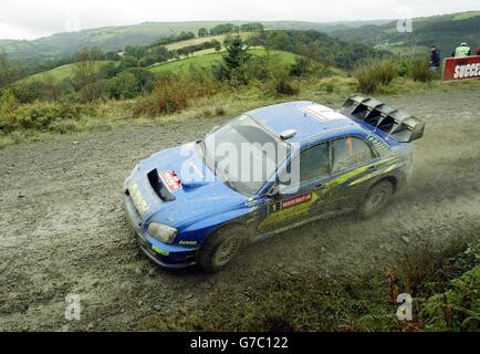 Petter Solberg Wales Rallye GB Stockfoto