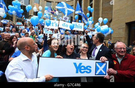 Schottische Unabhängigkeitsreferendum Stockfoto