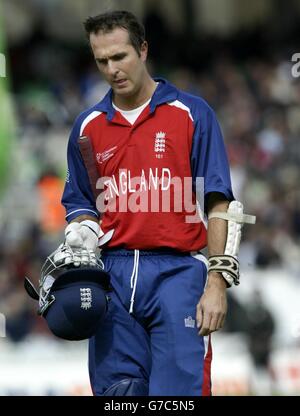 Michael Vaughan ICC Champions Trophy Finale Stockfoto
