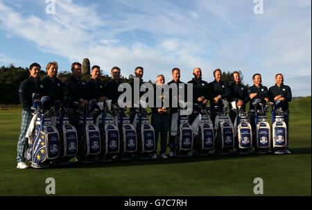 Golf - Geschenk zum 40. Rydercup - Tag eins - Gleneagles zu üben Stockfoto