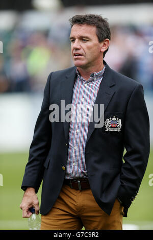 Rugby Union - Aviva Premiership - Bath Rugby / Leicester Tigers - Recreation Ground. Bath Head Coach Mike Ford während des Spiels der Aviva Premiership am Recreation Ground in Bath. Stockfoto