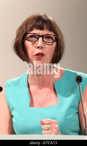 Die Generalsekretärin der TUC, Frances O'Grady, hielt ihre Keynote-Rede auf dem jährlichen TUC-Kongress in Liverpool. Stockfoto