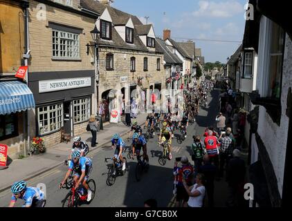 Fahrradtour - 2014 der Großbritannien - Stufe 4 - Worcester, Bristol Stockfoto