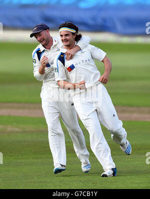 Cricket - LV = County Championship - Division One - Nottinghamshire V Yorkshire - Tag 2 - Trent Bridge Stockfoto