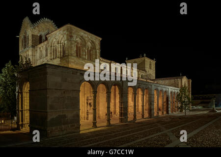 Basilika San Vicente, Ávila, Kastilien und León, Spanien. Stockfoto