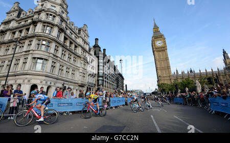 Radfahren - 2014-Tour durch Großbritannien - Bühne acht - London Stockfoto