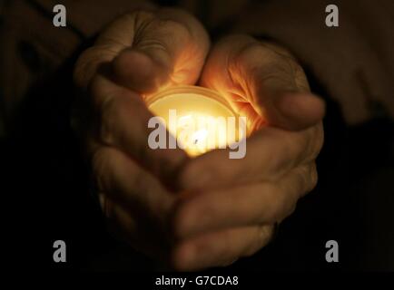 Ken Bigley vigil Stockfoto