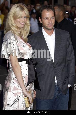 Layer Cake premiere, Claudia Schiffer und Matthew Vaughn Stockfoto