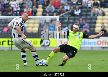 Fußball - Himmel Bet League One - Notts County V Oldham Athletic - Meadow Lane Stockfoto