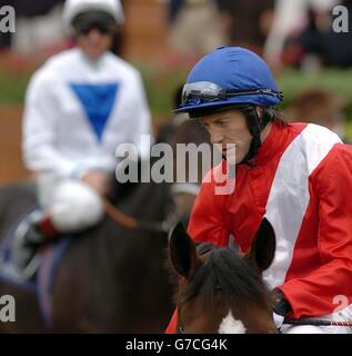 Kieren Fallon in Newmarket Stockfoto