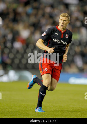 Fußball - Capital One Cup - Dritte Runde - Derby County / Reading - iPro Stadium. Pavel Pogrebnyak von Reading Stockfoto