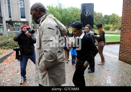 Dappy Gerichtsverfahren Stockfoto