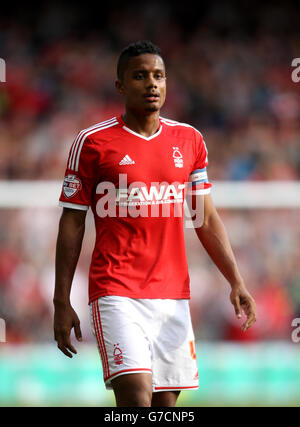 Fußball - Sky Bet Championship - Nottingham Forest / Ipswich Town - City Ground. Michael Mancienne aus Nottingham Forest Stockfoto