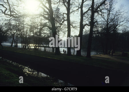 Gebäude und Wahrzeichen - Wollaton Hall - Nottingham Stockfoto