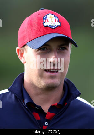 Golf - 40. Ryder Cup - Üben Tag 1 - Gleneagles. Jordan Spieth in den USA Stockfoto