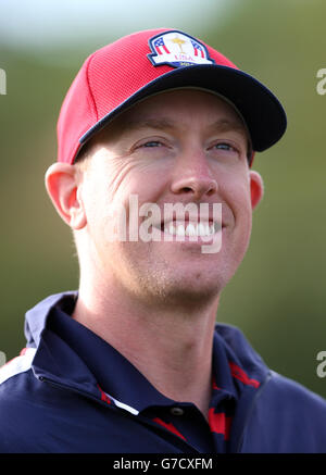 Golf - 40. Ryder Cup - Üben Tag 1 - Gleneagles. Hunter Mahan in den USA Stockfoto