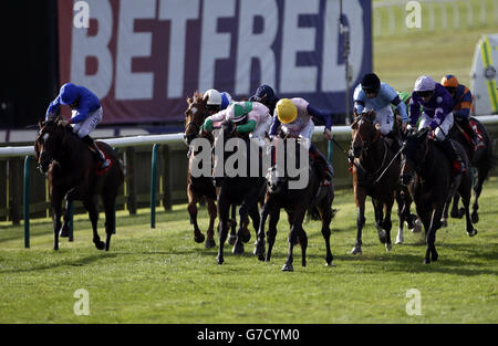 Horse Racing - Cambridgeshire Meeting - Tag drei - Newmarket Racecourse Stockfoto