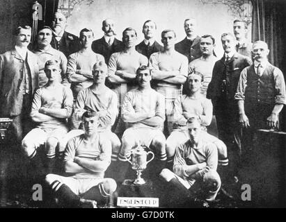 Fußball - 1904 FA-Cup-Finale Gewinner - Manchester City Team Photocall Stockfoto