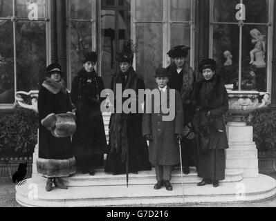 Erster Weltkrieg - Royal Party - Galerie-Haus Stockfoto