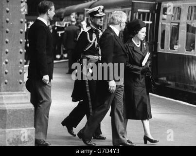 Royalty - Lord Mountbatten Begräbnis - London Stockfoto