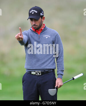 Golf - 2014 Volvo World Match Play Championship - Tag 1 - London Golf Club. Der Spanier Pablo Larrazabal am ersten Tag der World Match Play Championship im London Golf Club, Kent. Stockfoto