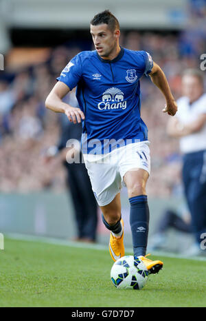 Fußball - Barclays Premier League - Everton gegen Crystal Palace - Goodison Park. Everton's Kevin Mirallas Stockfoto