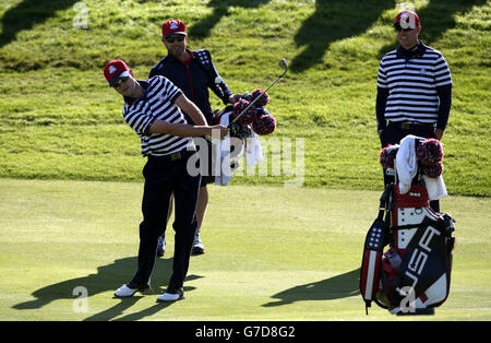 Golf - Geschenk zum 40. Rydercup - Tag zwei - Gleneagles zu üben Stockfoto